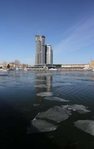 Апартаменты NORDA Apartamenty SEA TOWERS Gdynia Гдыня Апартаменты Делюкс с видом на море-1